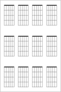 Blank Chord Chart PDF